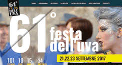 Desktop Screenshot of festadelluva.tn.it